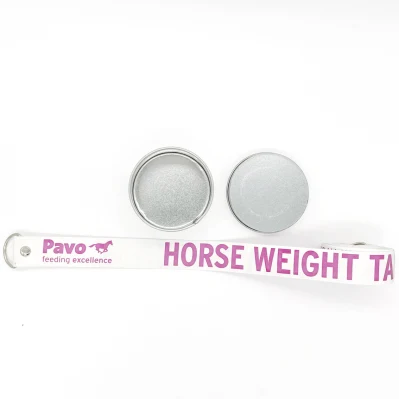 Herramientas de construcción de cinta métrica de peso de caballo pony animal para animales